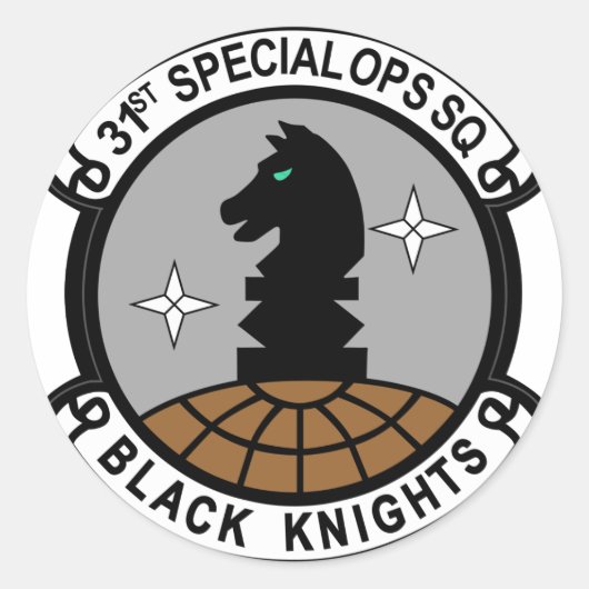 31e SOS Ronde Sticker (Voorkant)