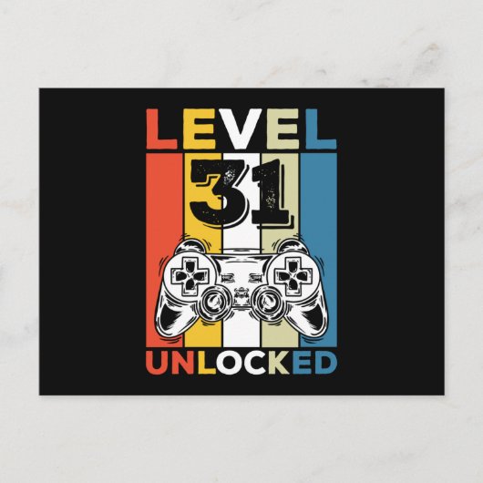 31e-startpagina, ontgrendeld, 31-gaming feestdagenkaart (Voorkant)