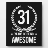 31e verjaardag (31 jaar Geweldige) Fotoplaat (Voorkant)