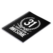 31e verjaardag (31 jaar Geweldige) Notitieboek (Linkerzijde)