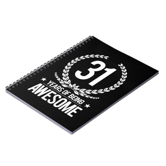 31e verjaardag (31 jaar Geweldige) Notitieboek (Linkerzijde)