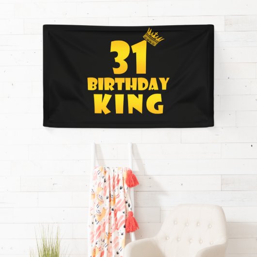 31e verjaardag Gift voor 31-jarige verjaardag koni Spandoek (Insitu)