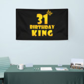 31e verjaardag Gift voor 31-jarige verjaardag koni Spandoek (Beurs)