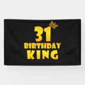 31e verjaardag Gift voor 31-jarige verjaardag koni Spandoek (Horizontaal)