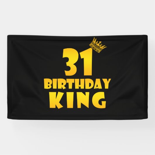 31e verjaardag Gift voor 31-jarige verjaardag koni Spandoek (Horizontaal)