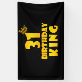 31e verjaardag Gift voor 31-jarige verjaardag koni Spandoek (Verticaal)