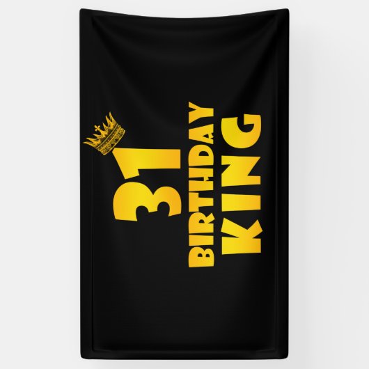 31e verjaardag Gift voor 31-jarige verjaardag koni Spandoek (Verticaal)
