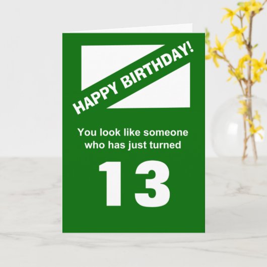 31e verjaardag kaart (Gele Bloem)