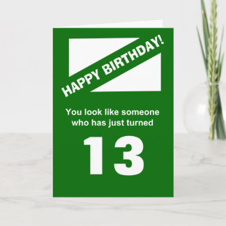 31e verjaardag kaart