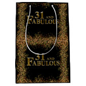 31e verjaardag  medium cadeauzakje (Voorkant)