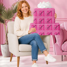 31e Verjaardag Moderne Roze Typografie