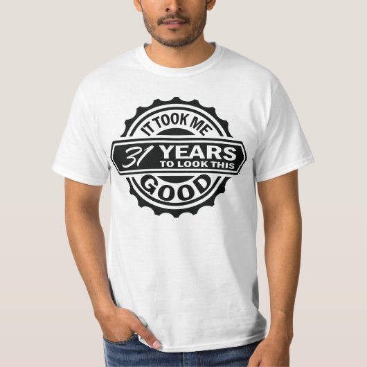 31e verjaardag t-shirt (Voorkant)