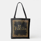 31e verjaardag tote bag (Achterkant)