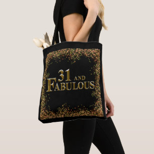 31e verjaardag tote bag