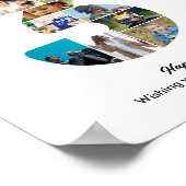 31e Verjaardagsfeest Nummer 31 Fotocollage Poster (Hoek)