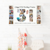 31e verjaardagsfeest Nummer 31 fotocollage Spandoek (Insitu)