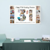 31e verjaardagsfeest Nummer 31 fotocollage Spandoek (Beurs)
