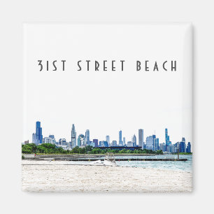 31st Street Beach Chicago Magneet