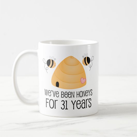 31ste Jubileum Cadeaubon Koffiemok (Links)