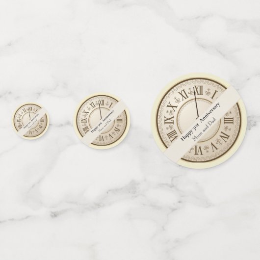 31ste Jubileum voor bruiloft, bewerkbaar Confetti (Achterkanten)