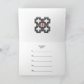 31ste partijuitnodiging met een het toejuichen (Binnen)