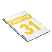 31ste verjaardag cadeautjes Hoofdstuk 31 Happy Bda Notitieboek (Rechterzijde)