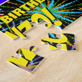 31ste verjaardag: Fun, kleurrijk gevuurwerk Legpuzzel (Zijkant)