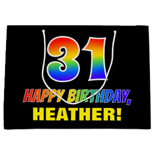 31ste verjaardag: Vet, Vun, Eenvoudig, Regenboog 3 Groot Cadeauzakje