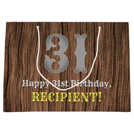 31ste verjaardag: Western geïnspireerde kijk in he Groot Cadeauzakje (Voorkant)