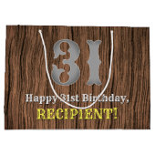 31ste verjaardag: Western geïnspireerde kijk in he Groot Cadeauzakje (Achterkant)