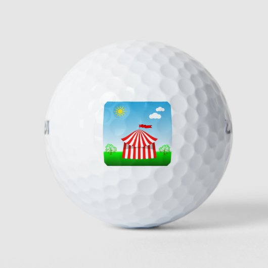 3204Circus Tent Icon Golfballen (Voorkant)