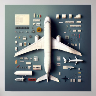 320 Vliegtuigverspreiding #1 Poster