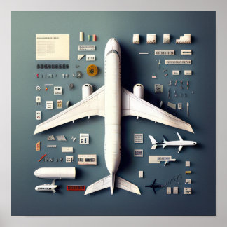 320 Vliegtuigverspreiding #1 Poster