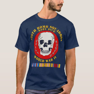 320th Bomb Squadron WWWII w PAC SVC T-shirt