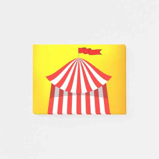 3214Circus Tent Post-it® Notes (Voorkant)