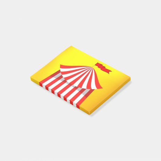 3214Circus Tent Post-it® Notes (Schuin)