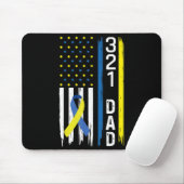 321 Dad Down Syndrome Support Awareness Muismat (Met muis)