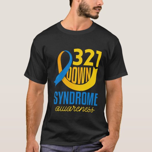 321 Waakzaamheid downsyndroom T-shirt (Voorkant)
