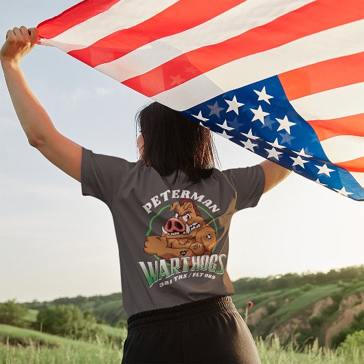 321 Warthogs Air Force Basic Training Afstuderen T-shirt