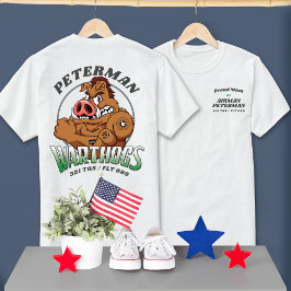 321 Warthogs Luchtmacht BMT Afstuderen LICHTE Kleu T-shirt