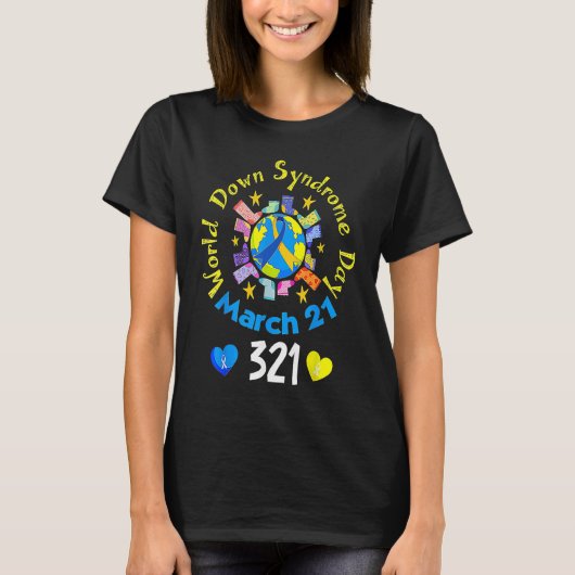 321 World Down Syndrome Awareness Day Rock Your So T-shirt (Voorkant)
