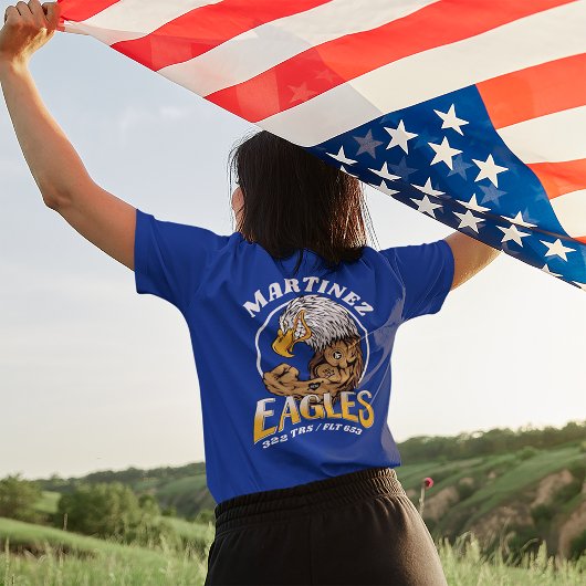 322 Eagles Air Force Basic Training Afstuderen T-shirt