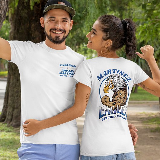 322 Eagles Luchtmacht BMT Afstuderen LICHTE Kleur T-shirt