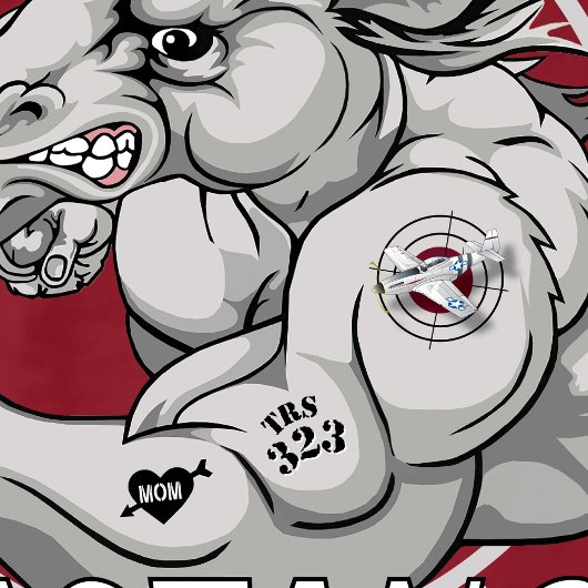 323 Mustangs Luchtmacht Basistraining Afstuderen T-shirt