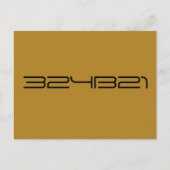 324B21 Cosima nummer Orphan Black Briefkaart (Voorkant)