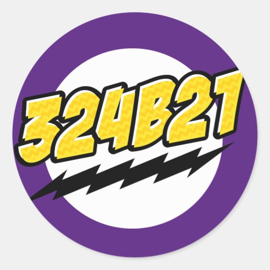 324B21 Sticker (Voorkant)