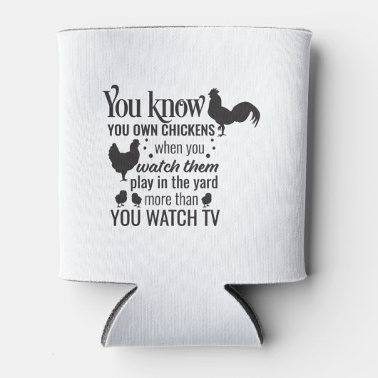 325 Farmer son country gift funny music chicken Blikjeskoeler (Voorkant)