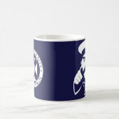 325 ml Blue Edinburgh University mok voor studente (Center)