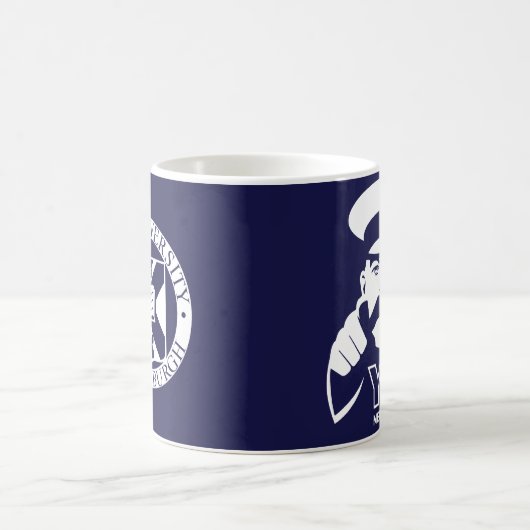 325 ml Blue Edinburgh University mok voor studente (Center)