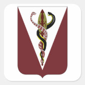 325e brigade ondersteuningsbataljon vierkante sticker (Voorkant)